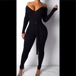 Princiana’s Elegant Sweater Jumpsuit